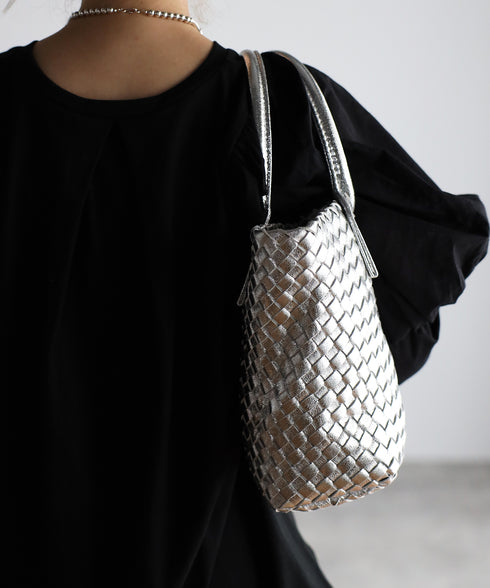 【雑誌掲載】メタリックメッシュトートバッグポーチセット 17-1015